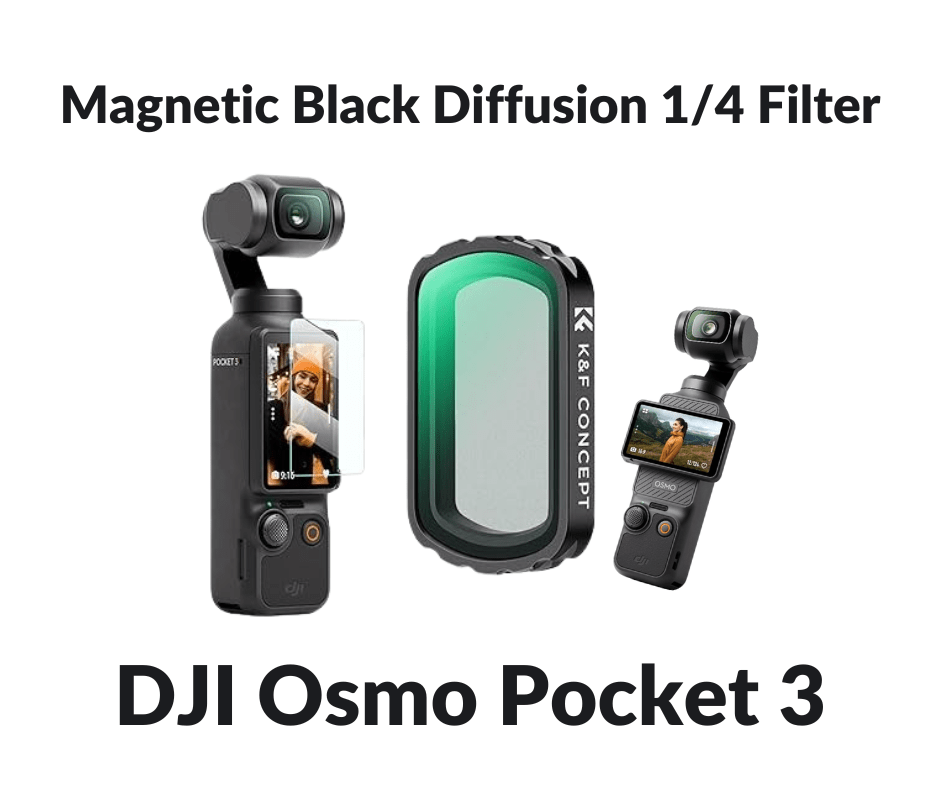 DJI Osmo Pocket 3 Magnetic Black Diffusion 14 Filter